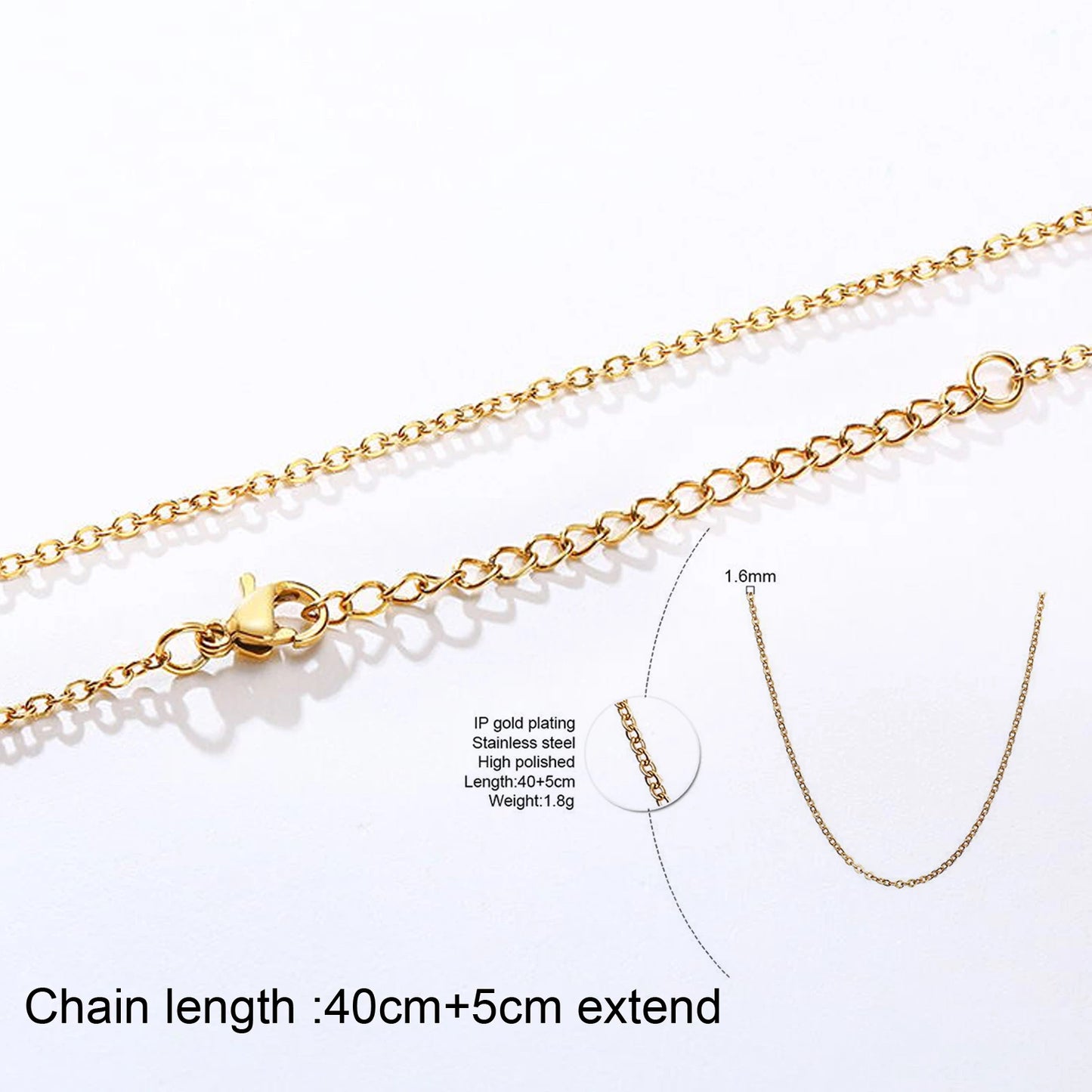 Collier personnalisé avec nom pour femme, pendentif lettre initiale en zircon, bijoux en acier inoxydable en gros