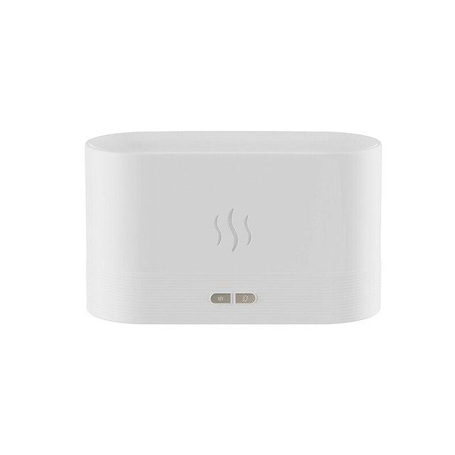 Diffuseur d'arômes à flamme, humidificateur d'air, lampe à flamme de simulation d'huile essentielle à LED, diffuseur de brume fraîche à ultrasons, brumisateur