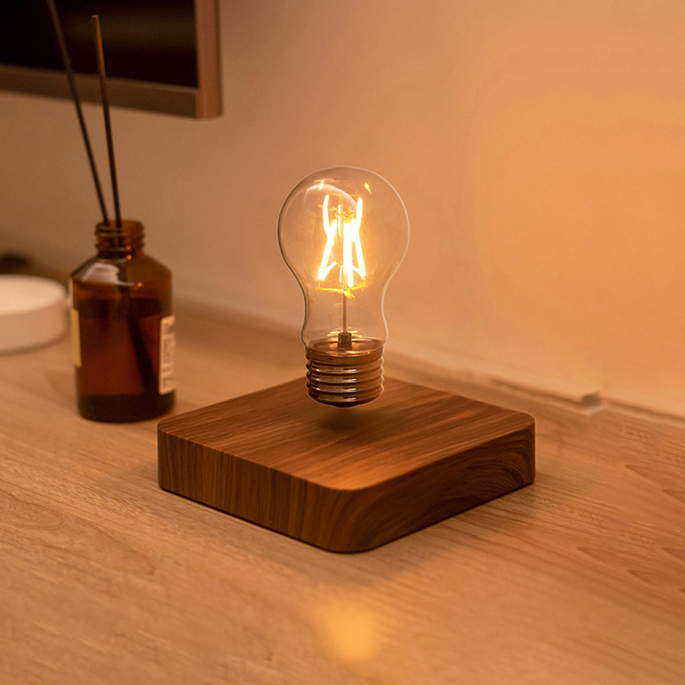 Lampe à lévitation magnétique créative veilleuse ampoule LED flottante pour cadeau d'anniversaire lampe de table chambre décoration de la maison lumière