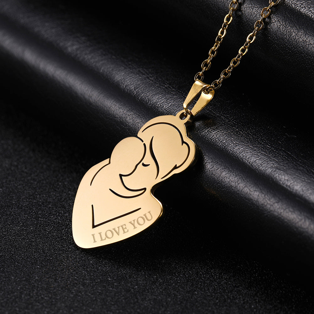 Collier de naissance personnalisé pour bébé avec hameçon, nom personnalisé, fête des mères, maman, enfant, chaîne, cadeau de famille pour femme et homme, bijoux en acier inoxydable