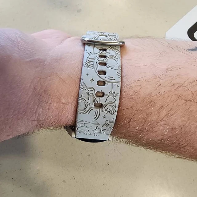 Bracelet de montre gravé