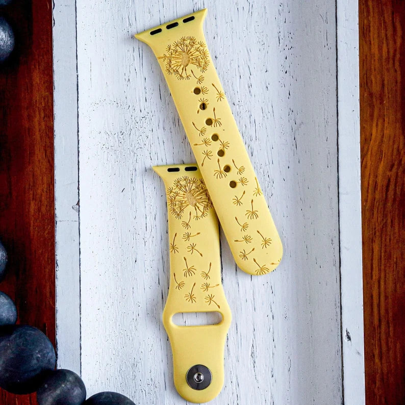 Bracelet de montre gravé