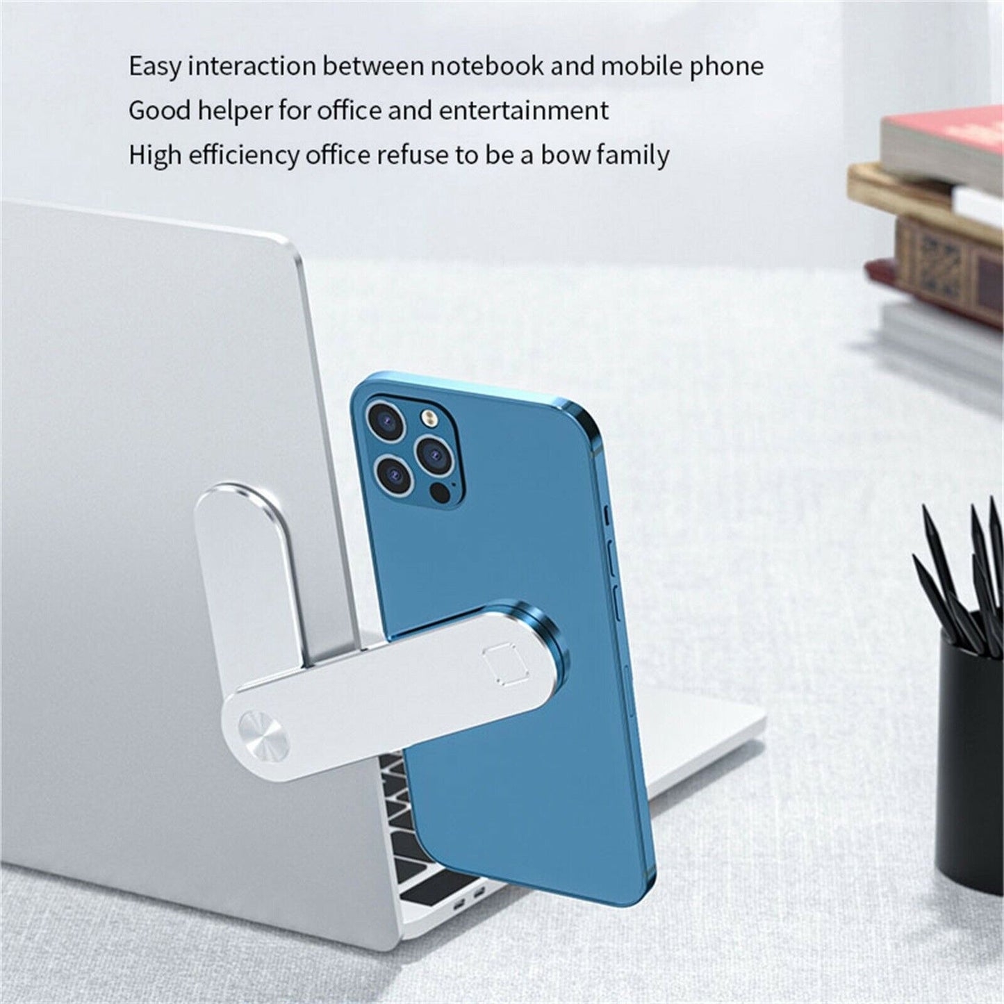 Support extensible 2 en 1 pour ordinateur portable en alliage d'aluminium pour iPhone Xiaomi Support pour Macbook Support de bureau Ordinateur Tablette PC Accessoires
