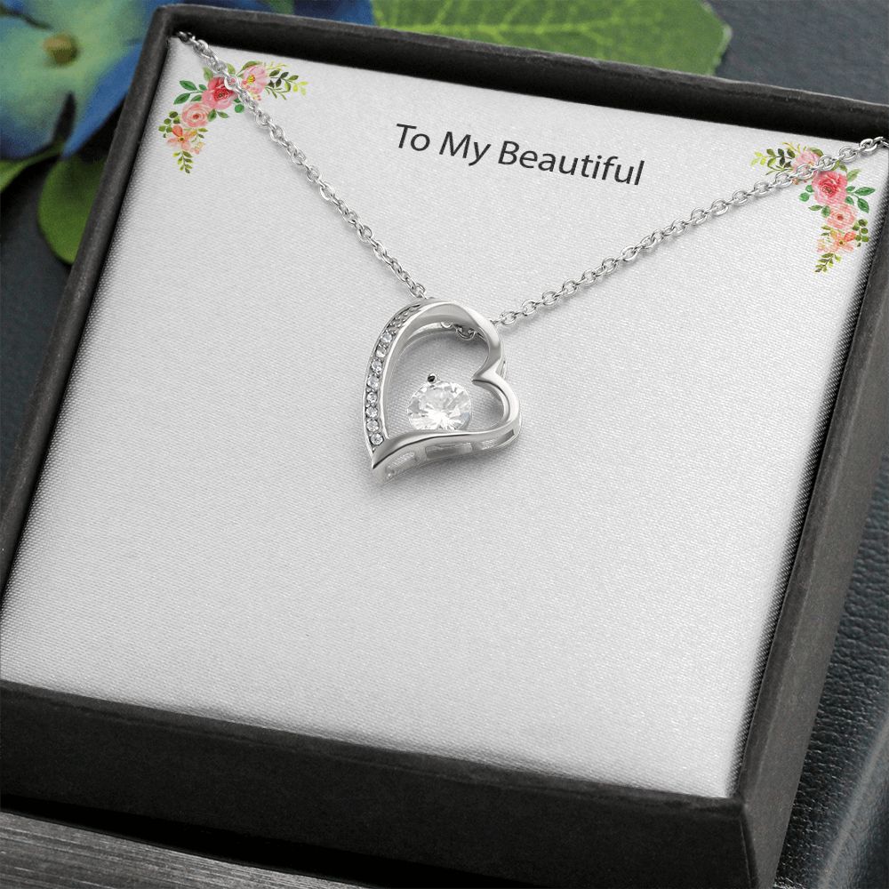 Collier 18Kerat, diamant à l'intérieur d'un coeur