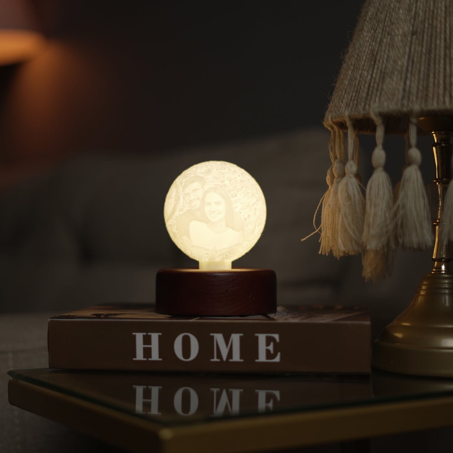 Moon Lamp Unique 3d Printed Gift