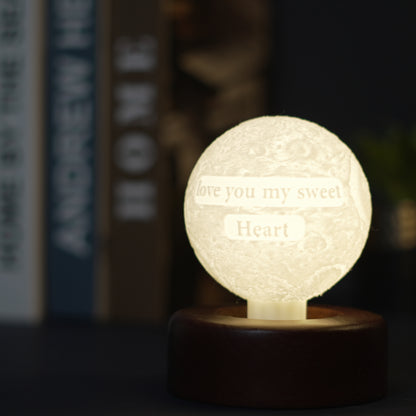 Moon Lamp Unique 3d Printed Gift