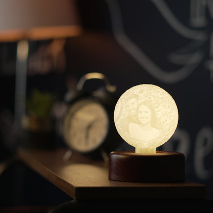 Moon Lamp Unique 3d Printed Gift