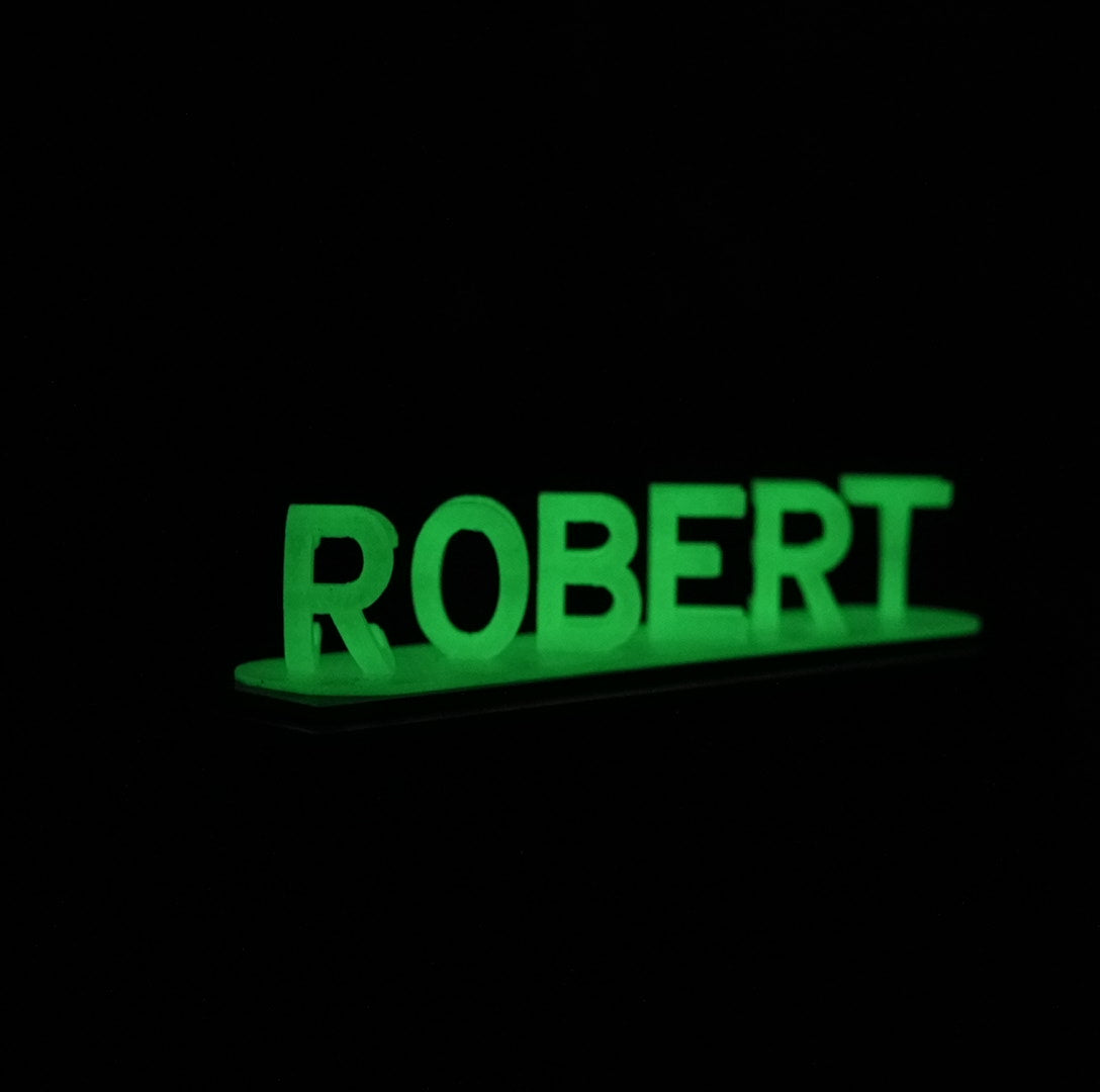 Cadeau imprimé en 3D avec illusion d'amour à double nom