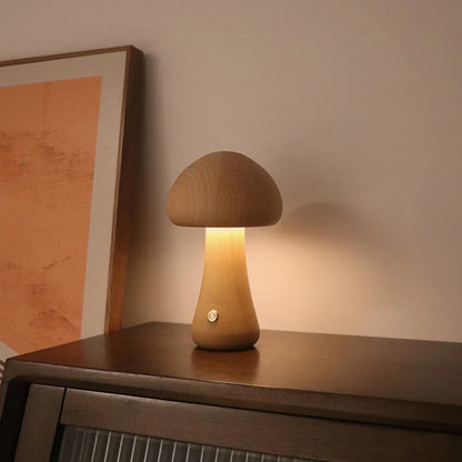 INS Veilleuse Champignon Lumière Chaude Tactile Chambre Chevet Sommeil Veilleuse Sens Avancé LED Lumière Ambiante Décorative