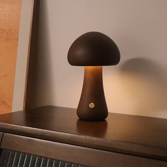 INS Mushroom Night Light Warm Light Touch Bedroom Bedside Sleep Night Light Advanced Sense LED Decorative Ambient Light