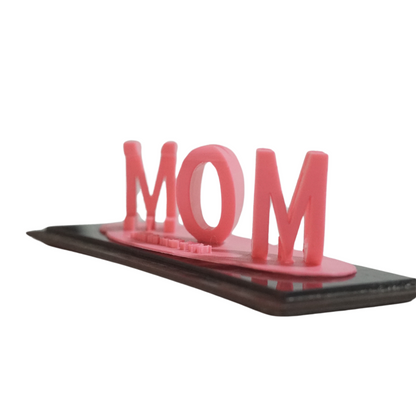 ILOVEYOU MOM - Dual Name Illusion Love 3d Printed Gift