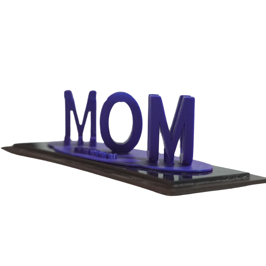 ILOVEYOU MOM - Dual Name Illusion Love 3d Printed Gift