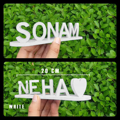 Dual Name Illusion Love 3d Printed Gift