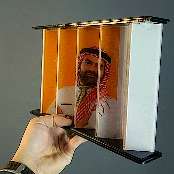 Dual Photo illusion love customized gift